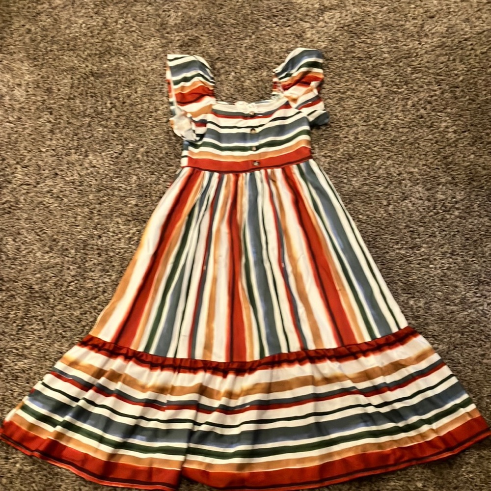Girls striped dress